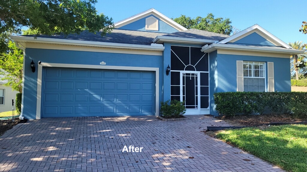 after house painting