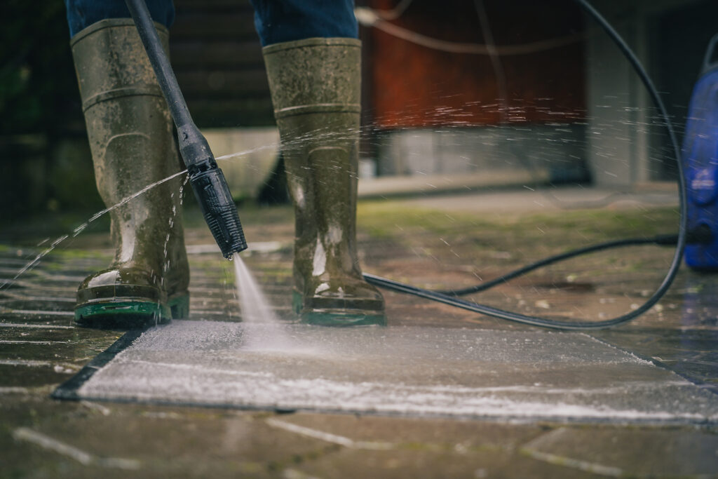 pressure washing
