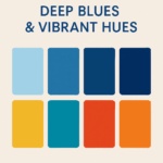 🌊 Deep Blues & Vibrant Hues