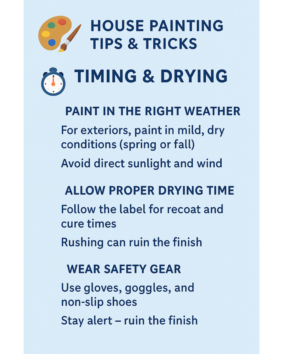 ⏱️ Timing & Drying – Why Patience Pays Off